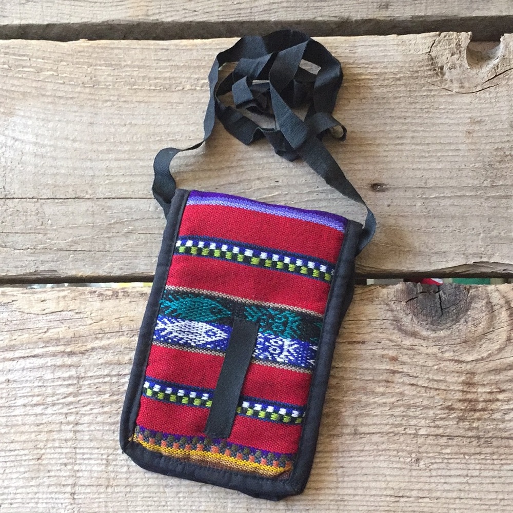 VTG Tribal Design Phone/Passport Pouch Purse - Picture 2 of 7